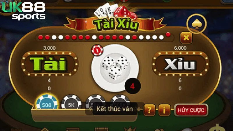 Chiến thuật chơi tài xỉu online tại Uk88