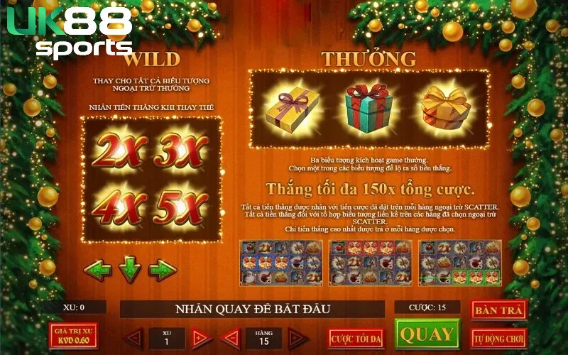 Luật tính thưởng đơn giản và dễ hiểu